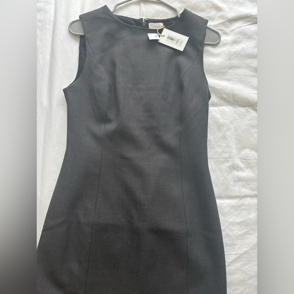 Aritzia Fiona dress - heather charcoal - new size 6
